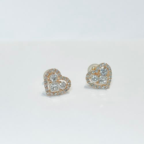 Kami telah beli Diamond Earrings 0.50ct/0.50ct K18YG!