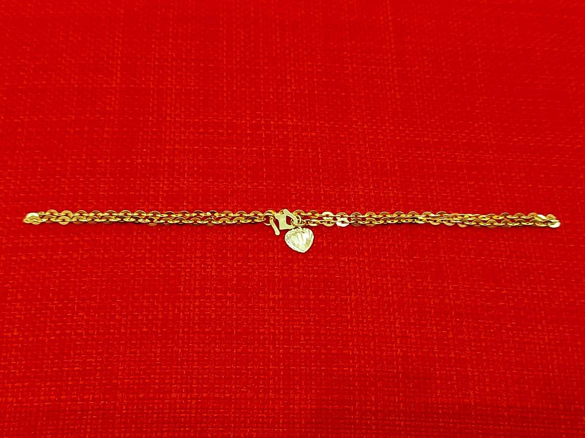 916 gold anklet