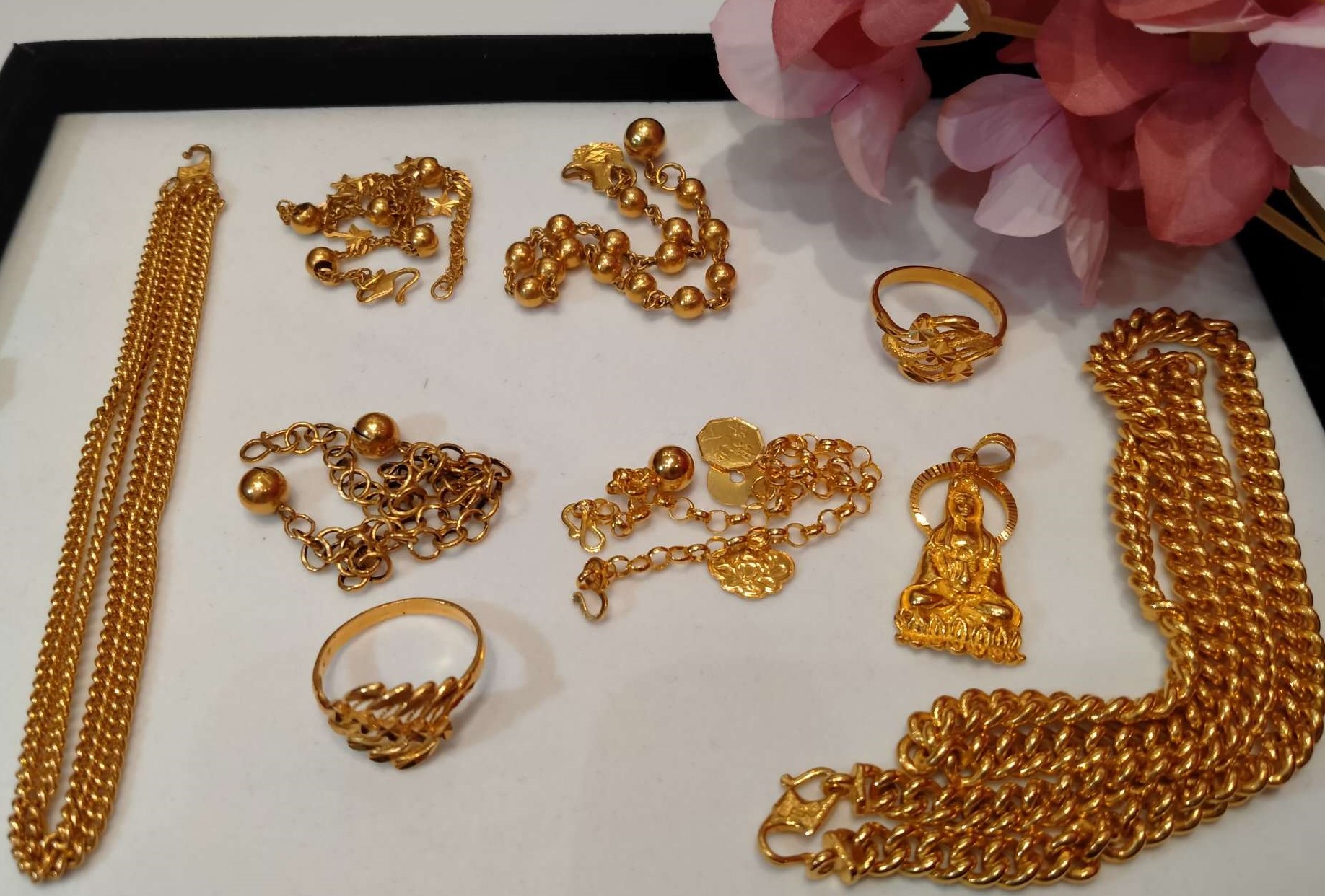 916 gold jewelries
