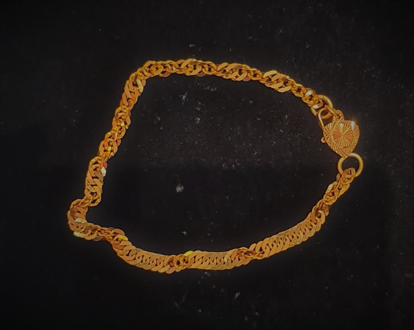 916 gold spiral bracelet