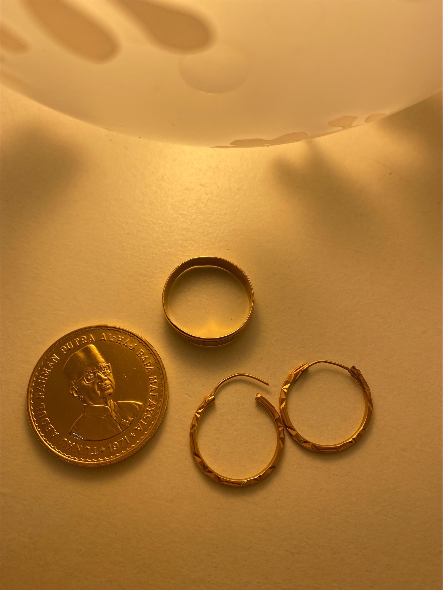 916 gold jewelries and gold coin