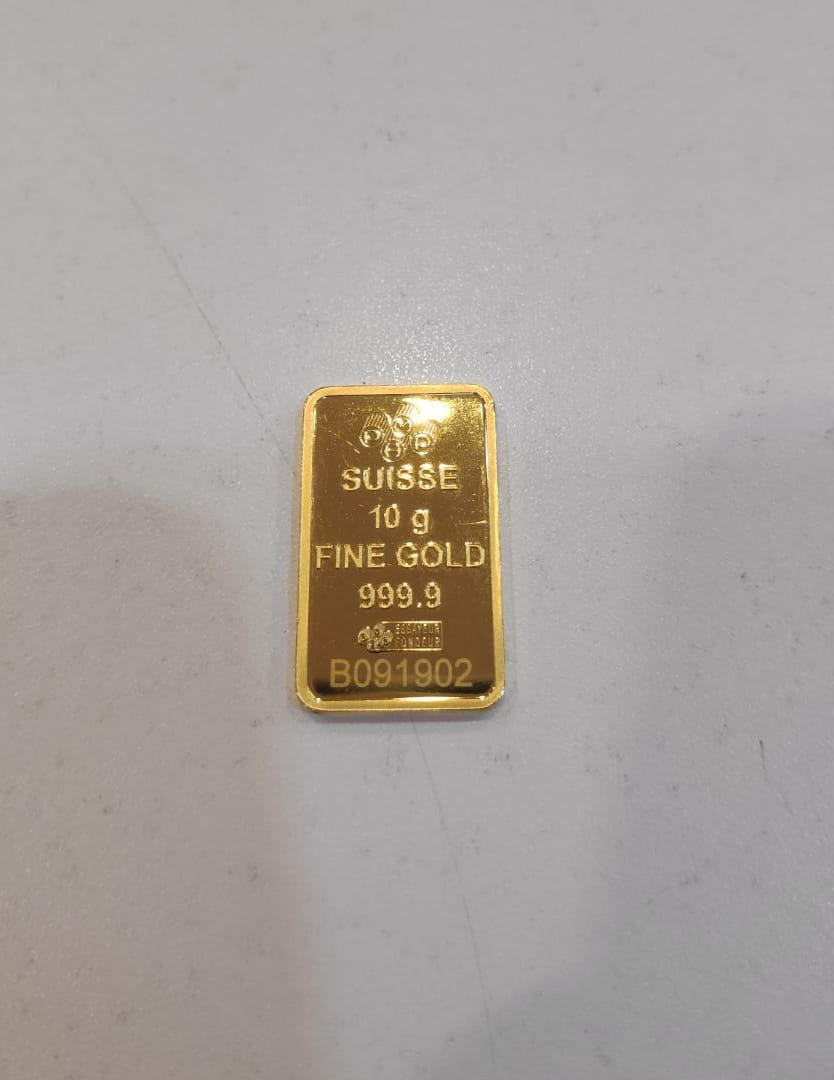 Pamp Suisse 999.9 gold bar