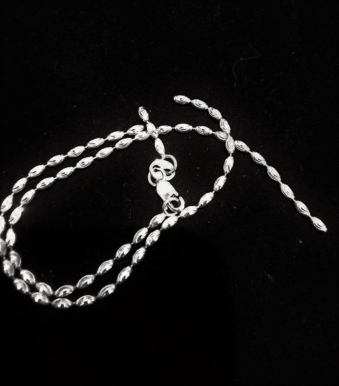 broken white gold necklace