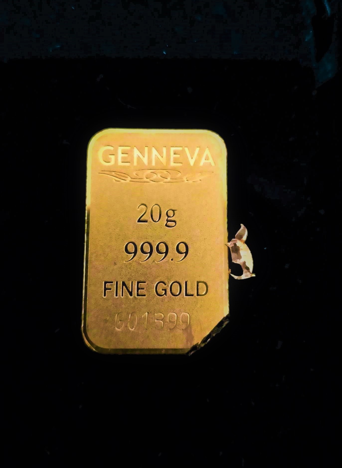 999.9 Geneva gold bar