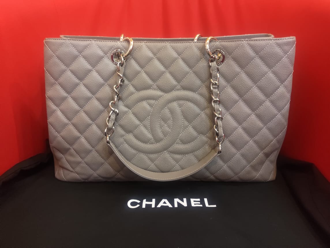 Chanel GST Quilted Caviar bag