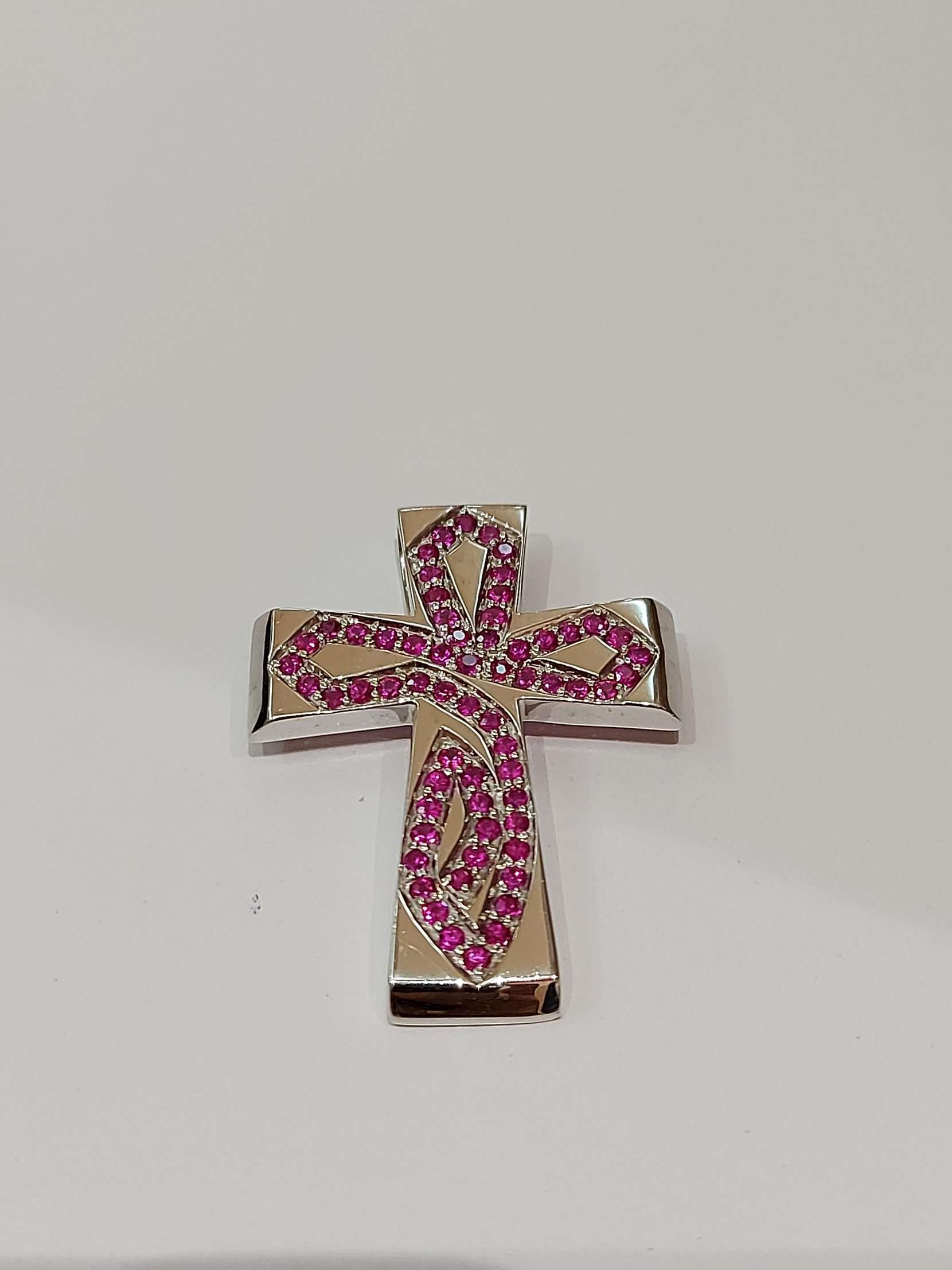 White gold cross
