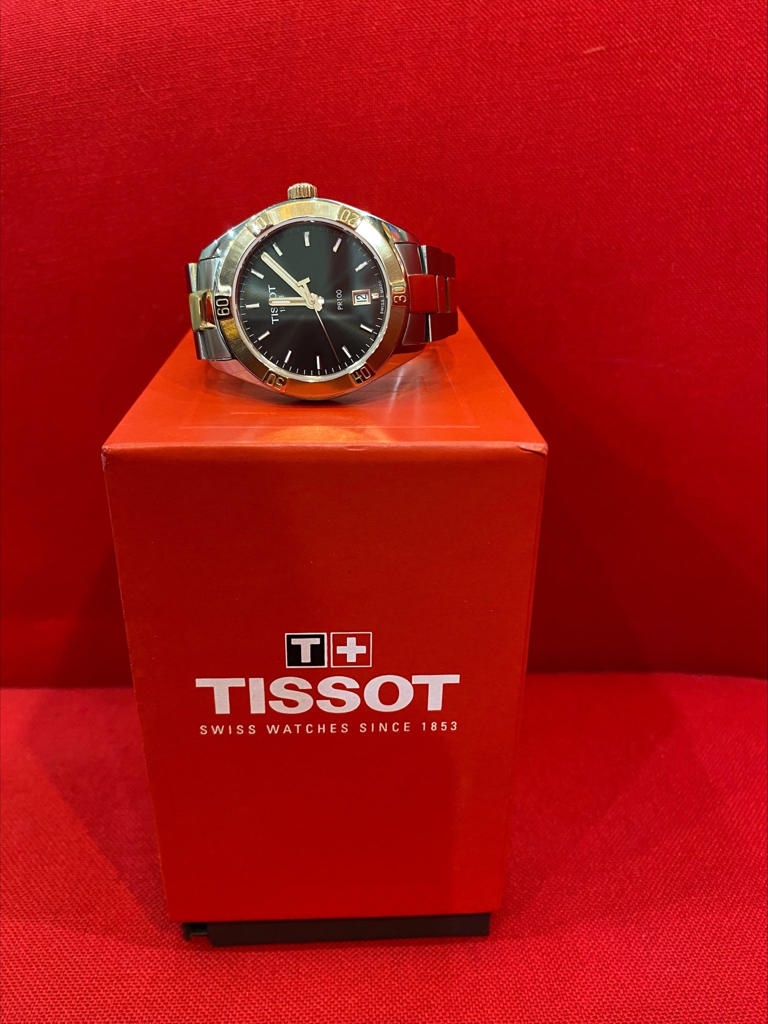 Tissot PR100 rose gold
