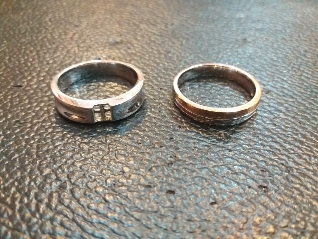 750 white gold rings