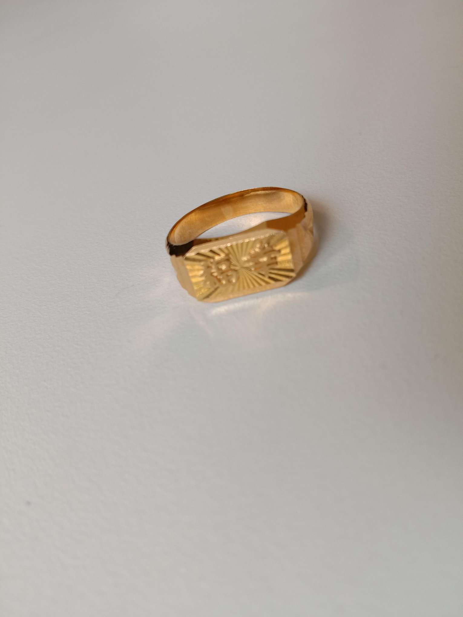 Cingam ring with chinese character