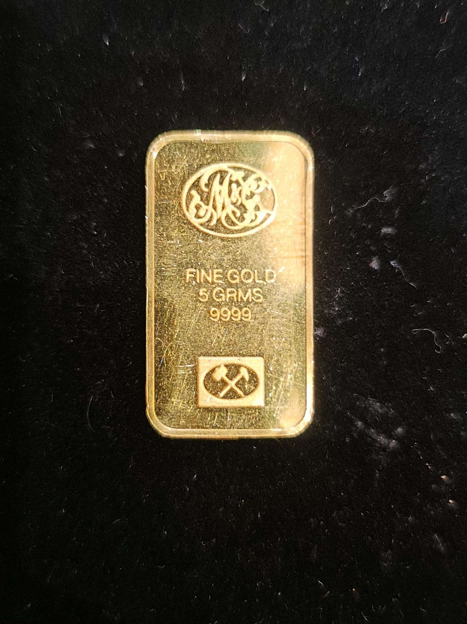Standard Chartered 999.9 gold bar 5g