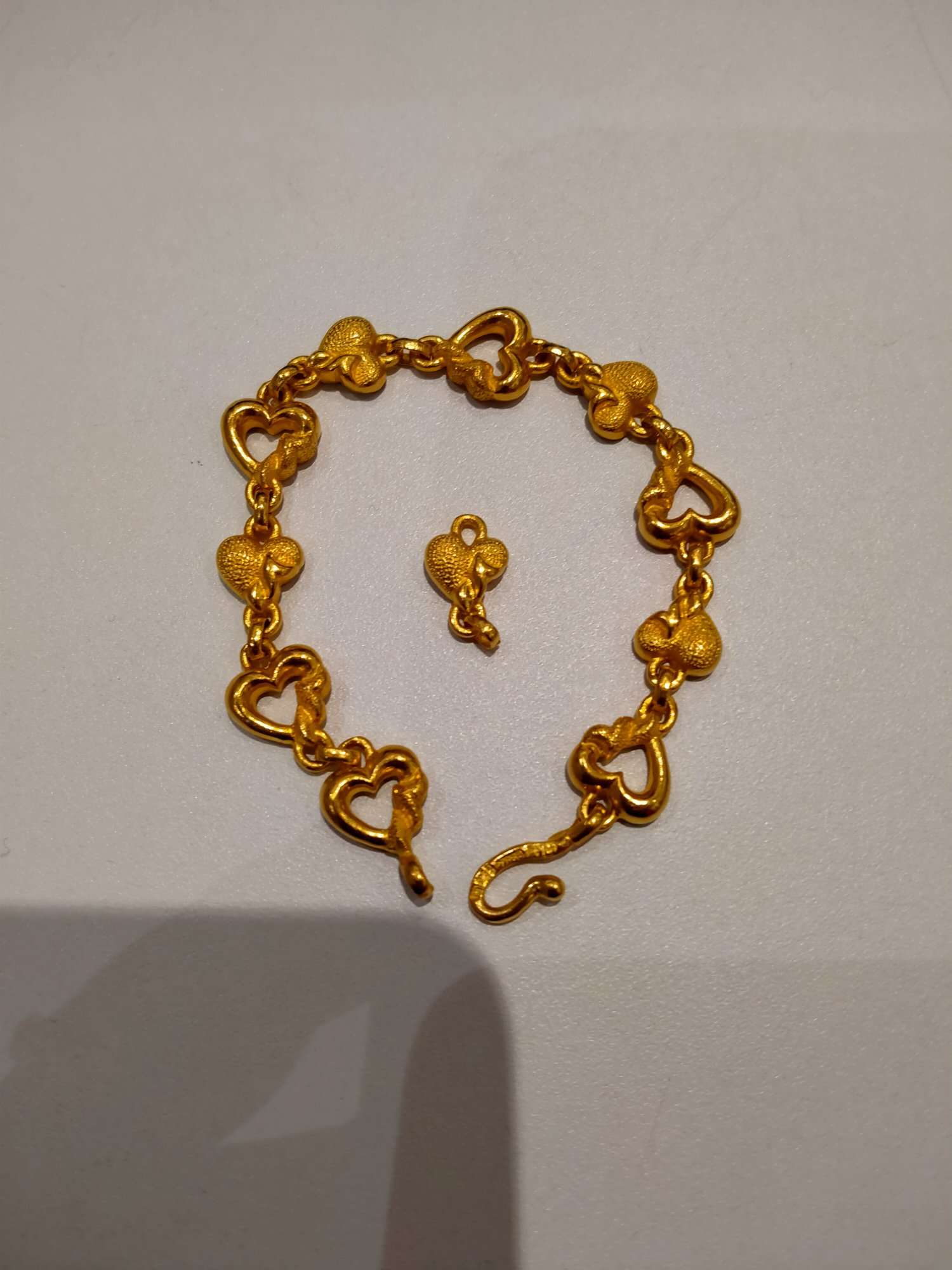 K24 gold bracelet
