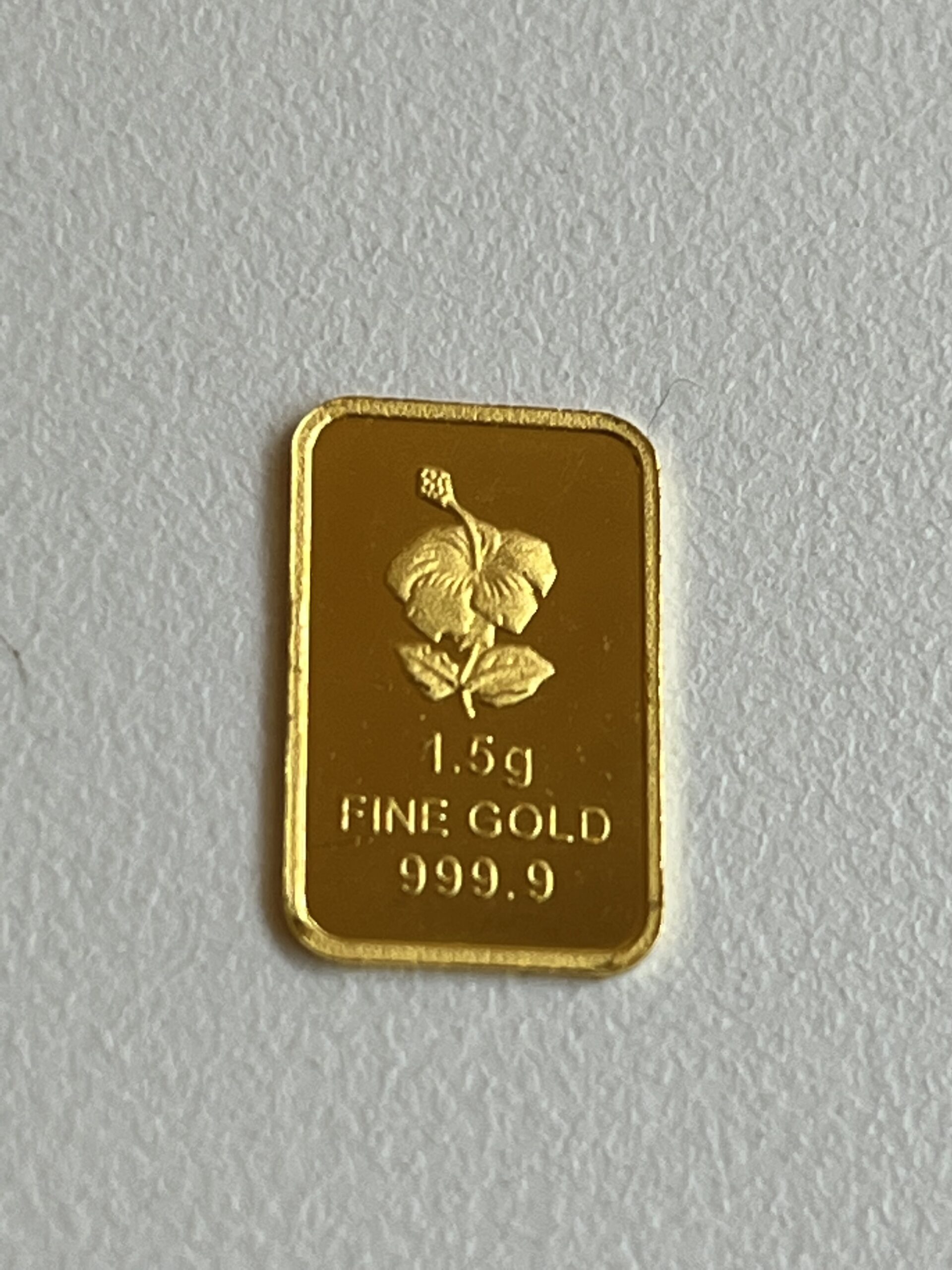 999.9 gold bar