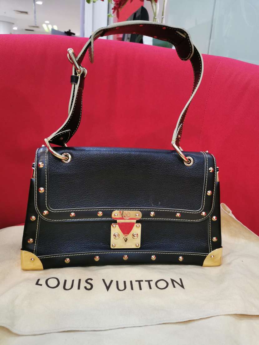 Louis Vuitton Black Suhali Leather Le Talenteuux bag