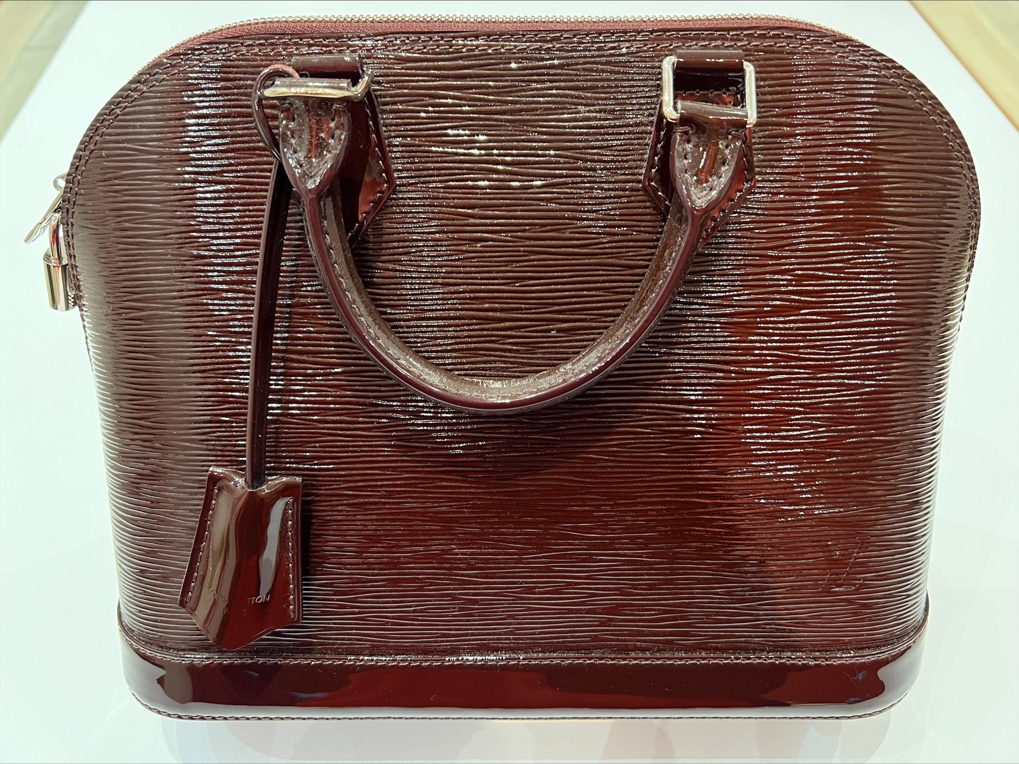 Louis Vuitton Epi Alma PM (Burgundy)