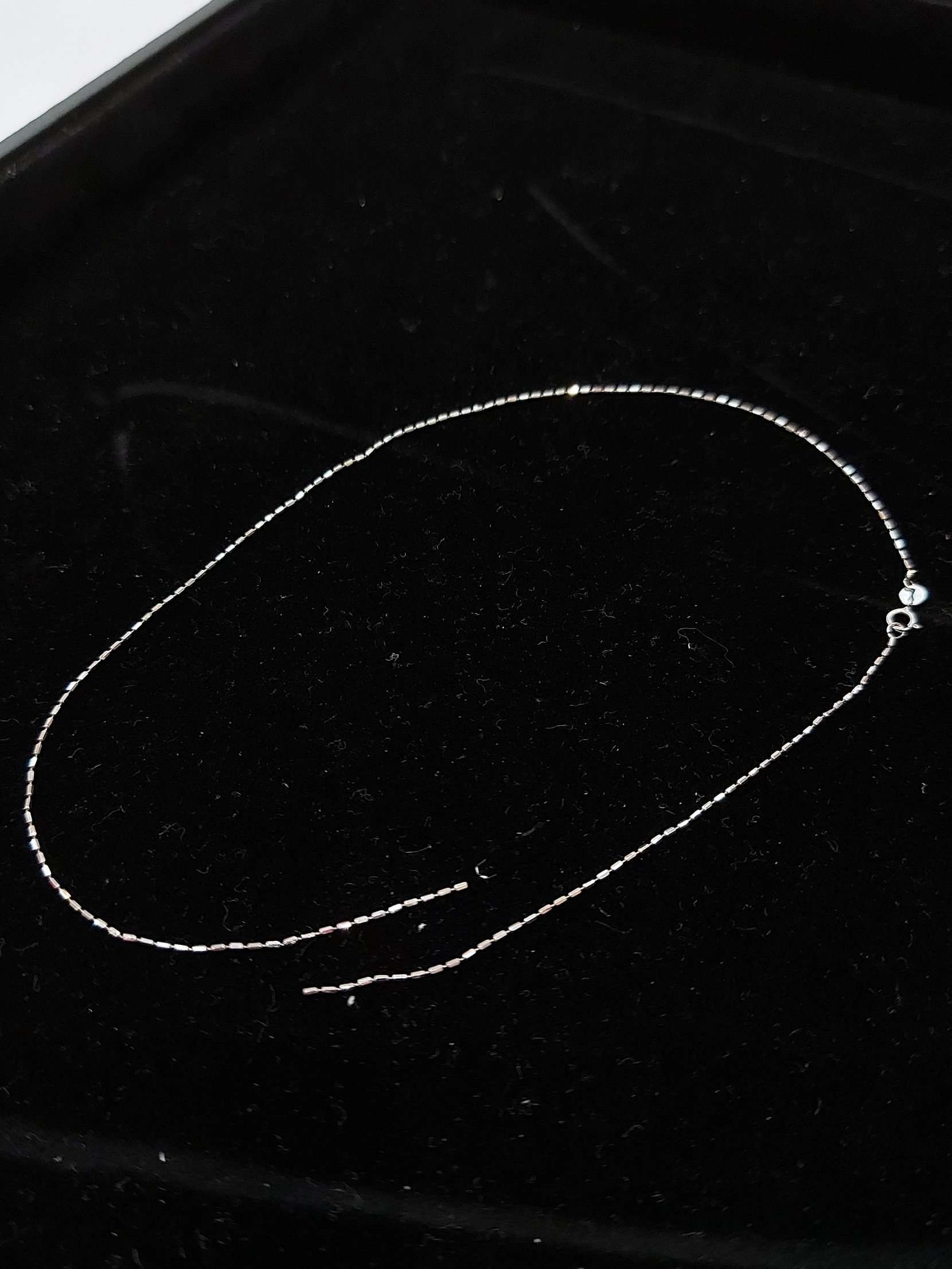 white gold necklace