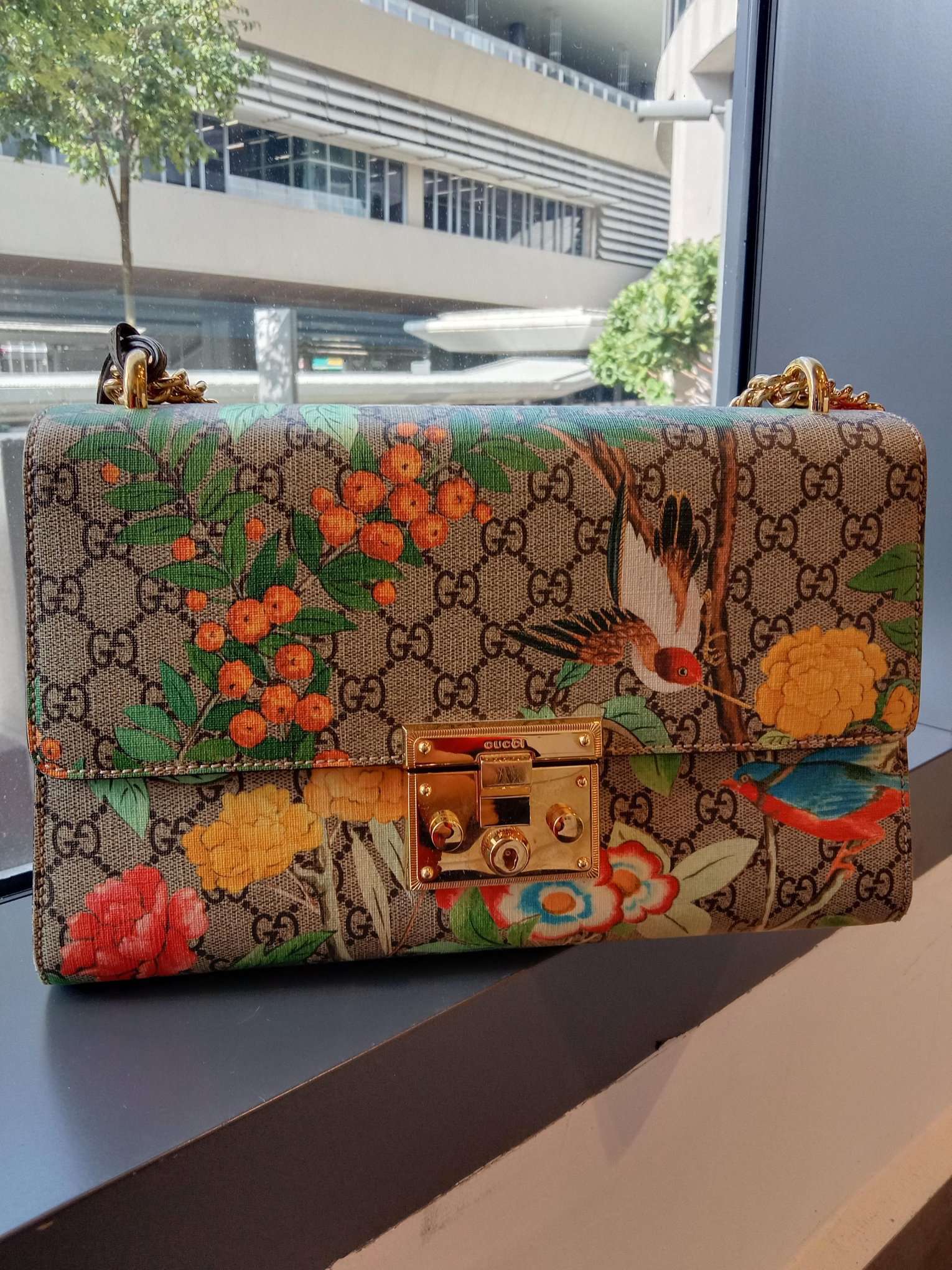 Gucci GG supreme monogram shoulder bag