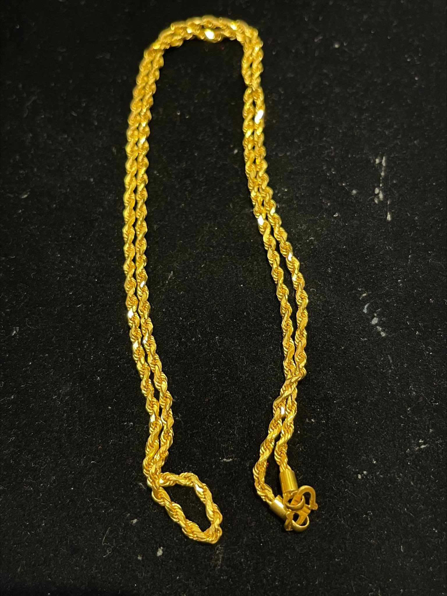 gold necklace