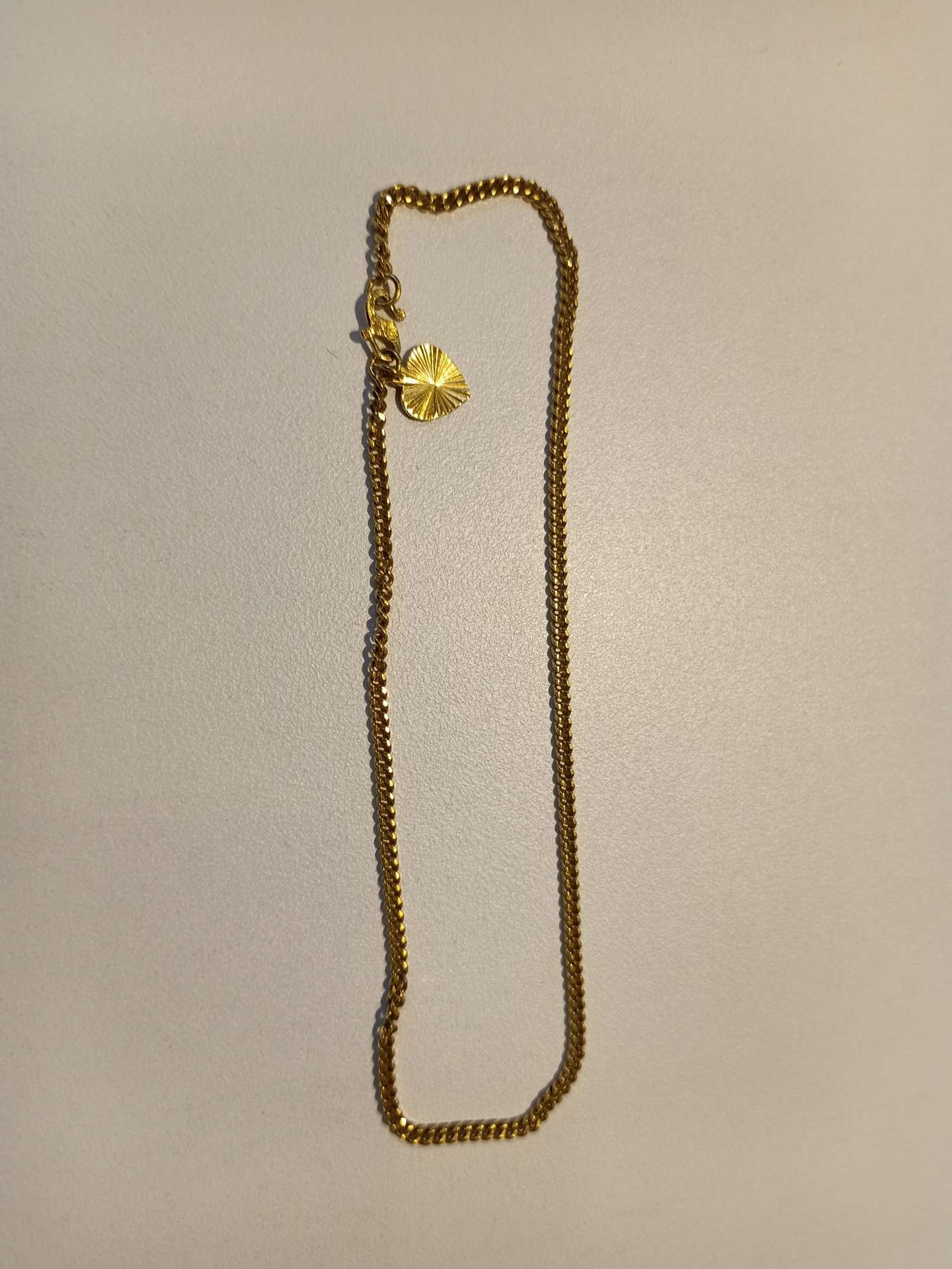 916 gold anklet