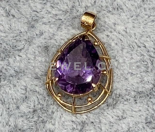amethyst pendant top