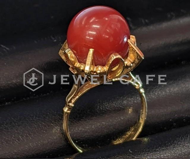 red coral ring