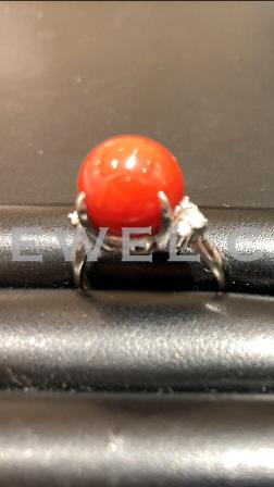 red coral ring