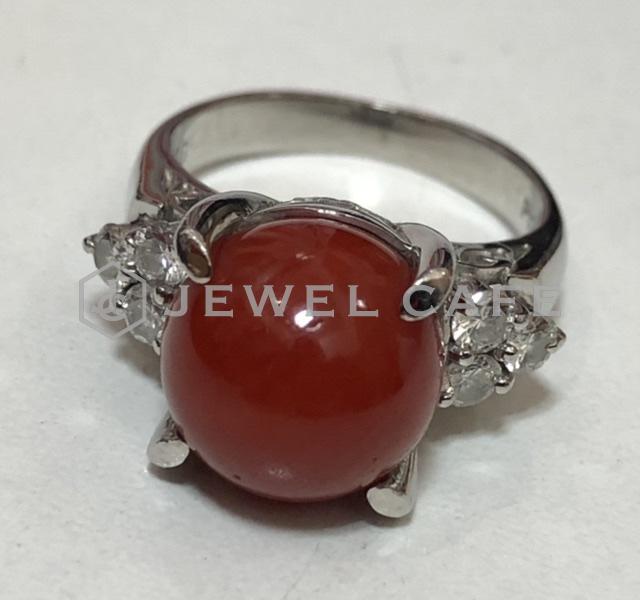 red coral ring