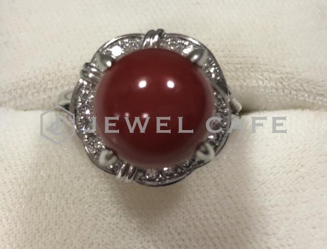 red coral ring