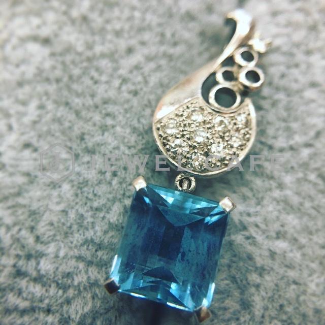 paraiba tourmaline pendant