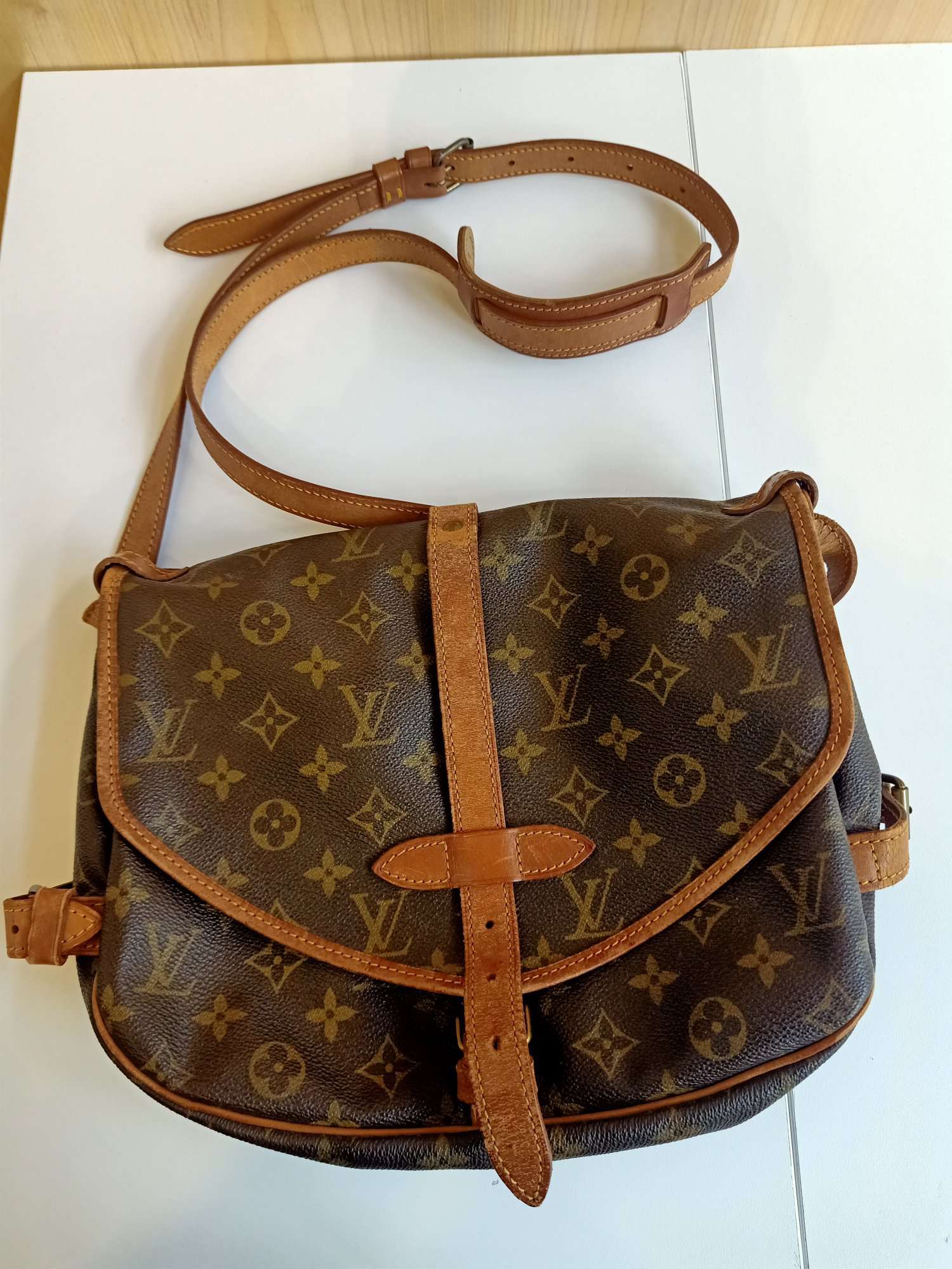 Louis Vuitton Monogram Canvas Saumur