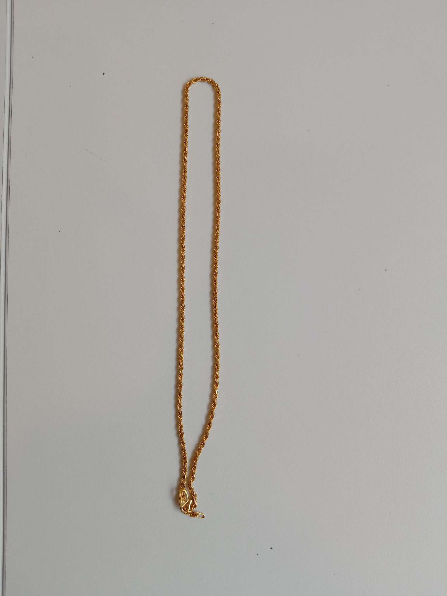 916 gold necklace