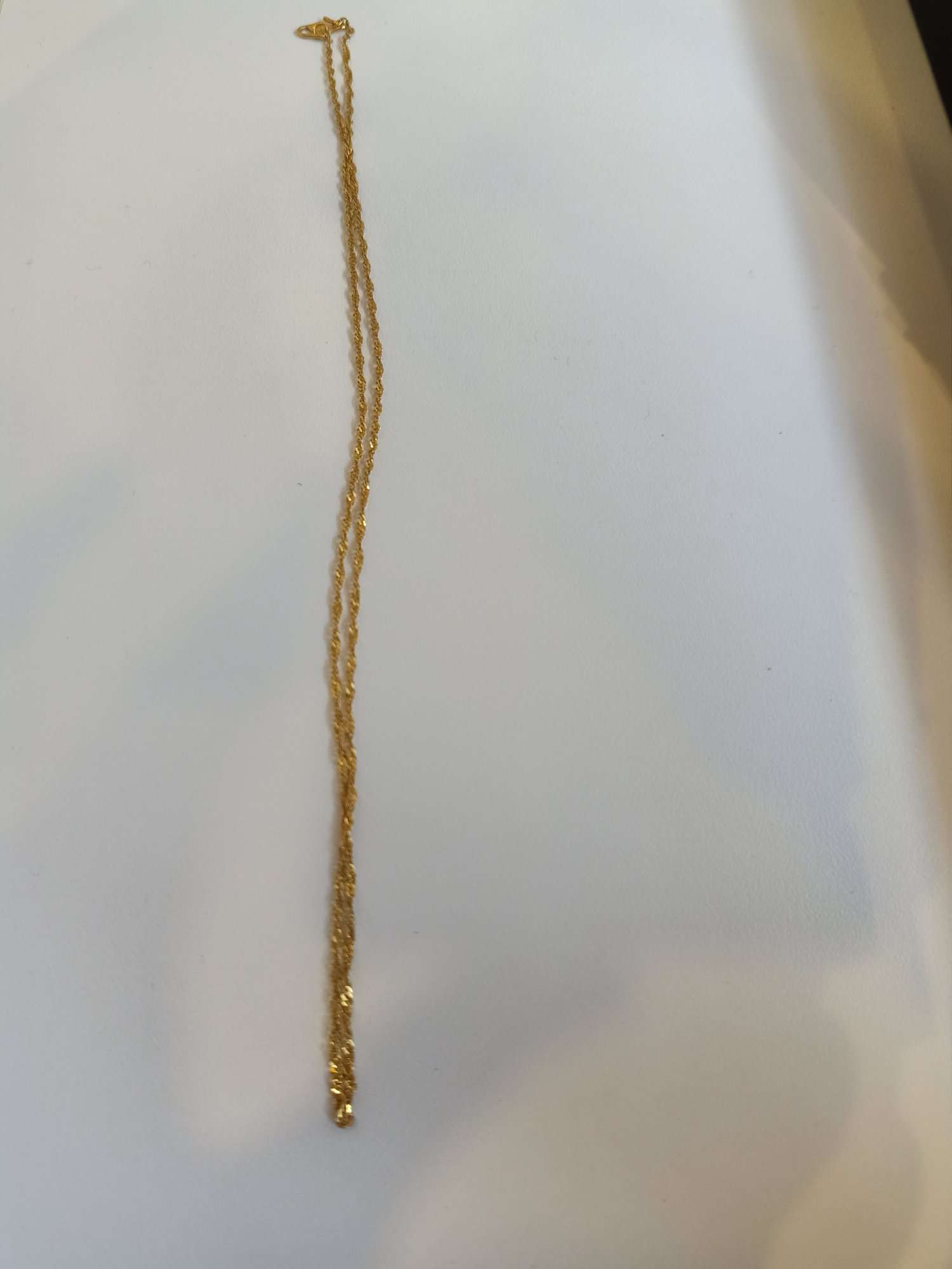 916 gold necklace