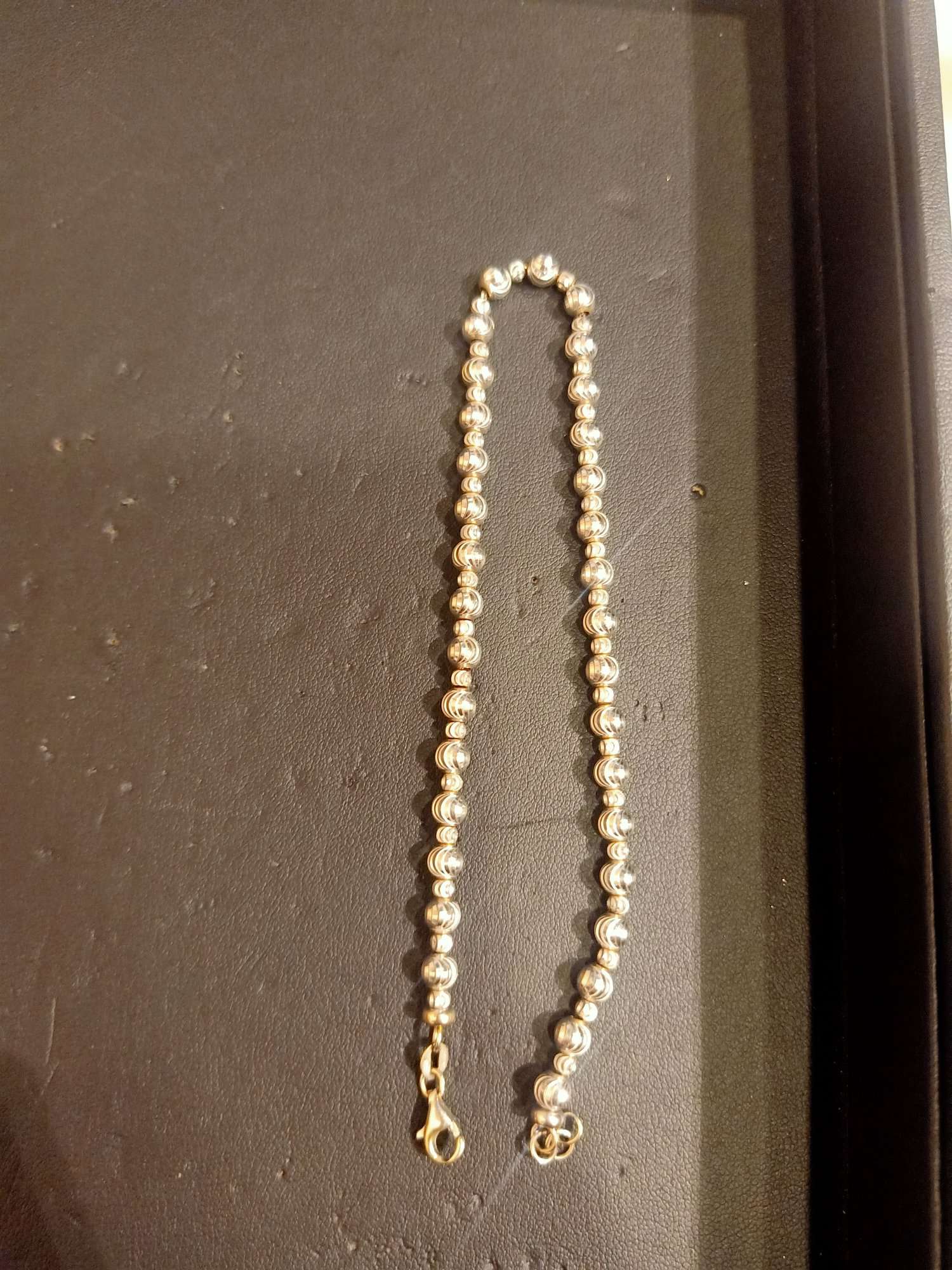 750 gold anklet
