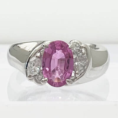 cincin nilam 1.30ct PT900