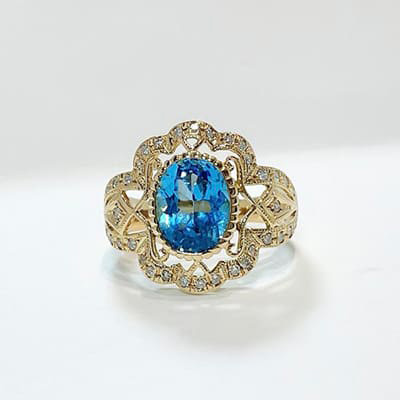 cincin Topaz K18YG