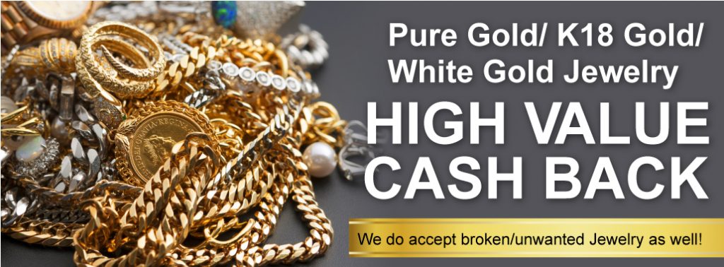 Higher Price for Gold, White Gold and K Gold