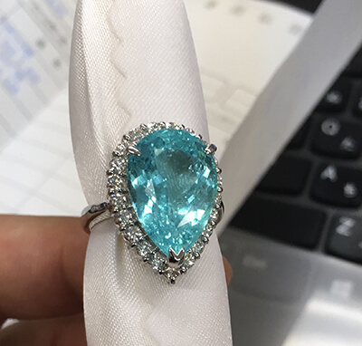 Paraiba Tourmaline ring