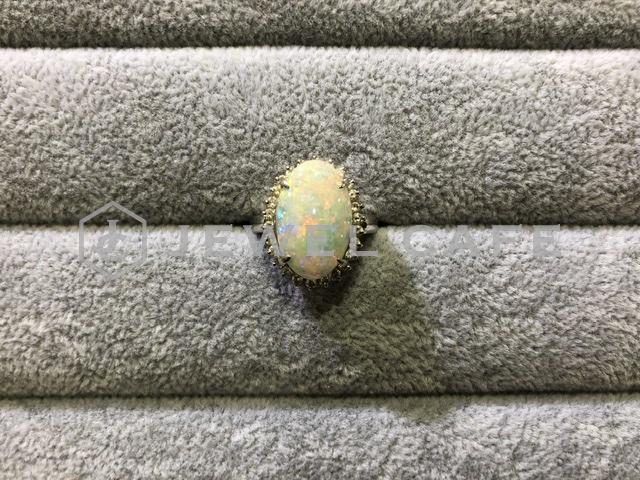 Pt900 opal ring