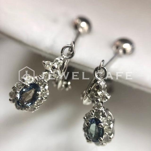 tanzanite earrings