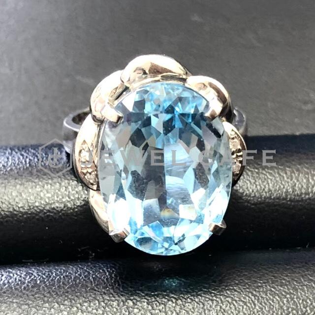 blue topaz ring